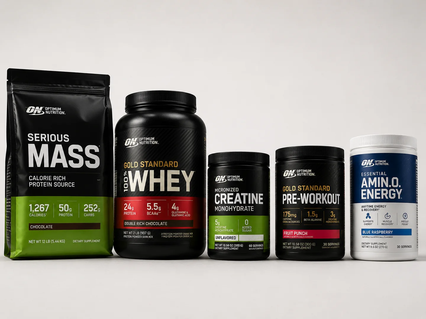 Спортивне харчування Optimum Nutrition: протеїн, гейнер, креатин і передтрен