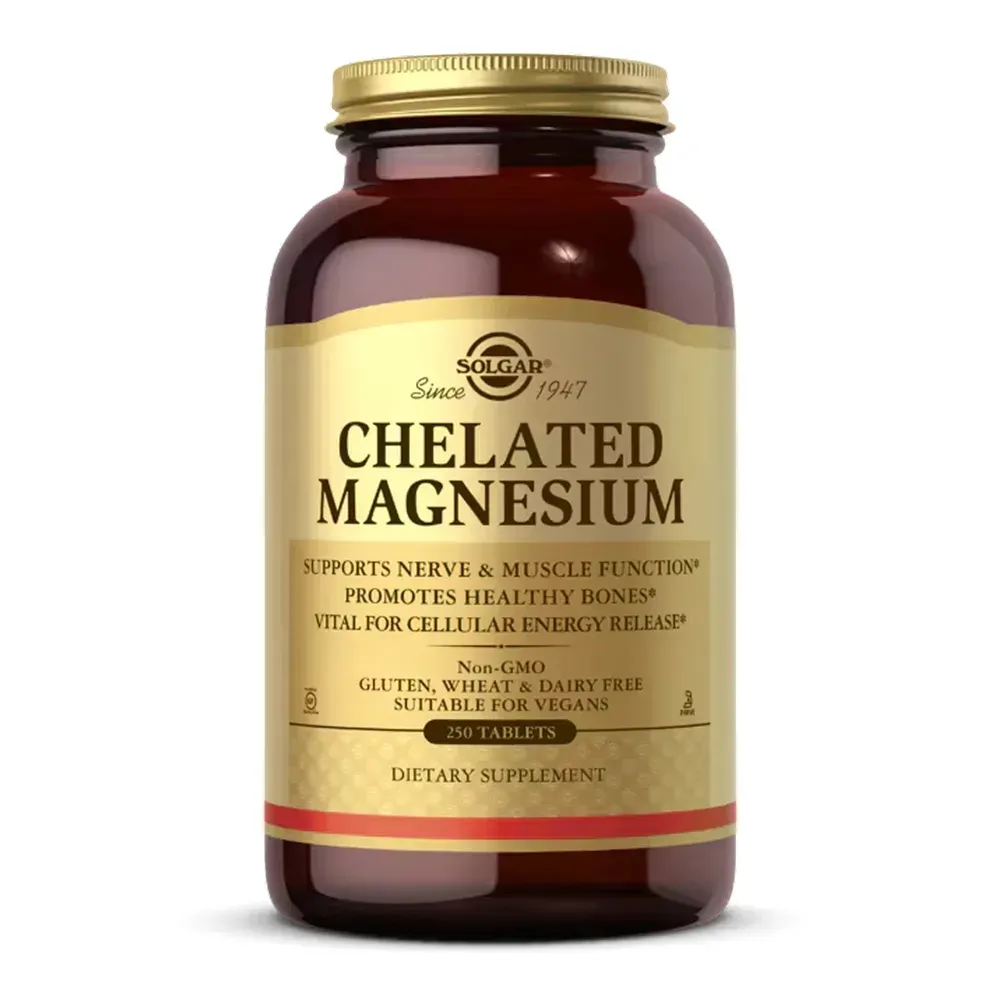 Solgar Chelated Magnesium — упаковка 250 таблеток